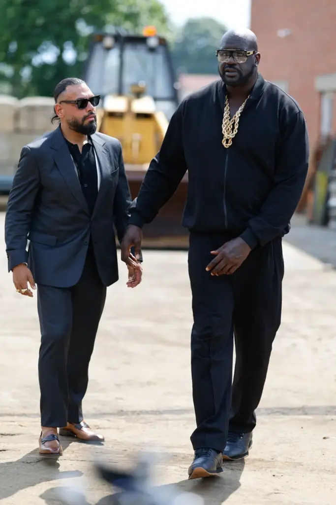 Shaquille O'Neal Filming New TV Show Appearance