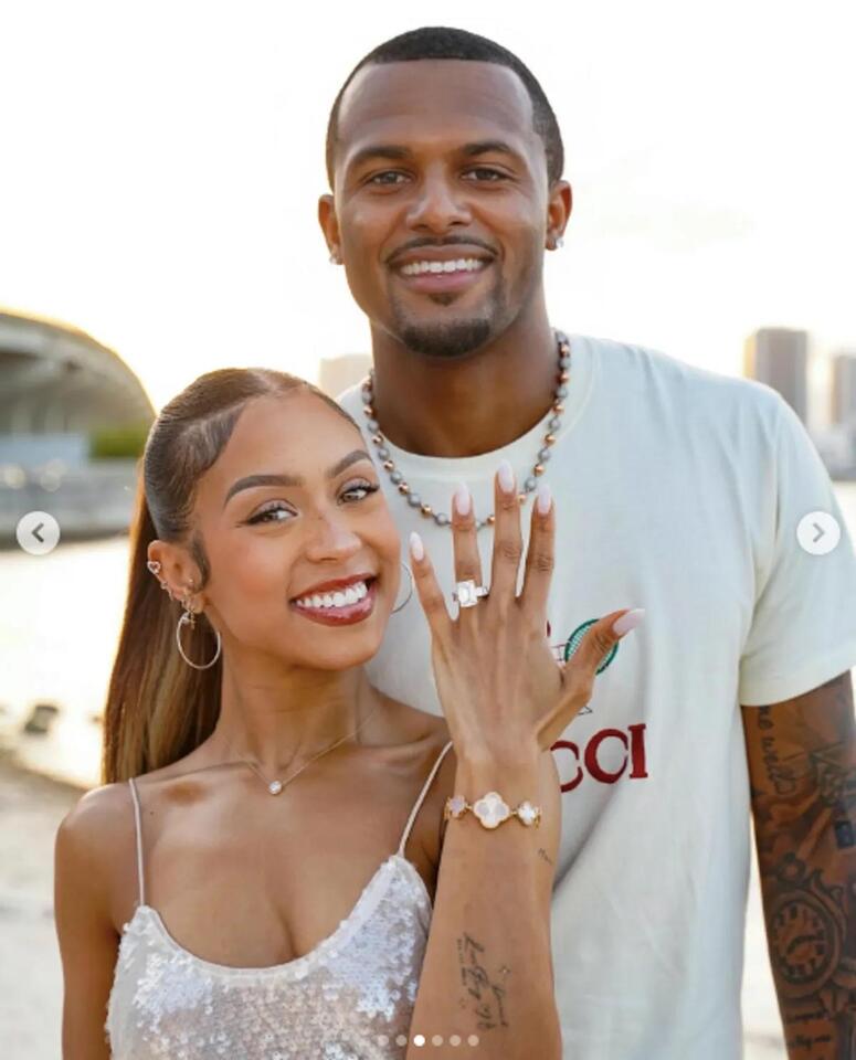 Cleveland Browns QB Deshaun Watson and Jilly Anais tied the knot with over 50 carats of custom Vikar Ahmed diamonds—celebrating love, luxury, and brand power.