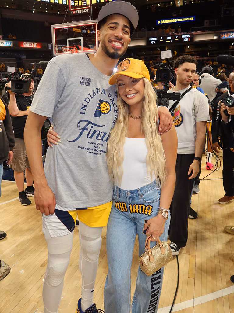 tyrese Haliburton and Jade Jones