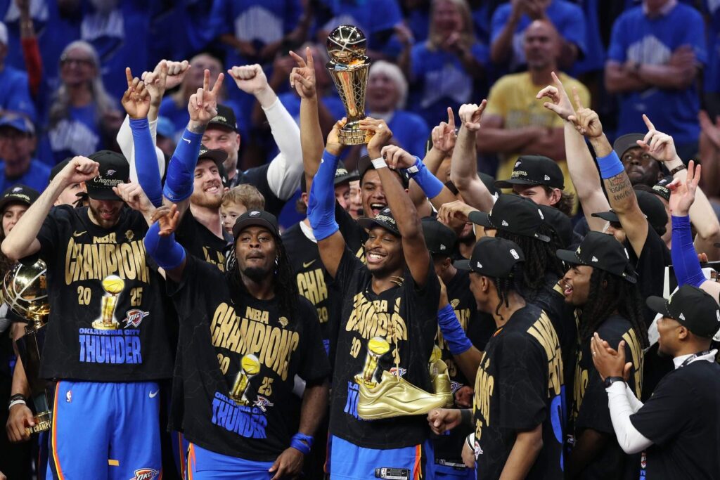 The Thunder committed $822M to their core stars Shai, Chet, and Jalen. Explore how this impacts the team's future, cap strategy, and championship outlook.