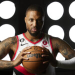 Trail Blazers Media Day Basketball
