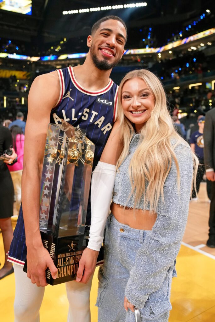 tyrese Haliburton and Jade Jones