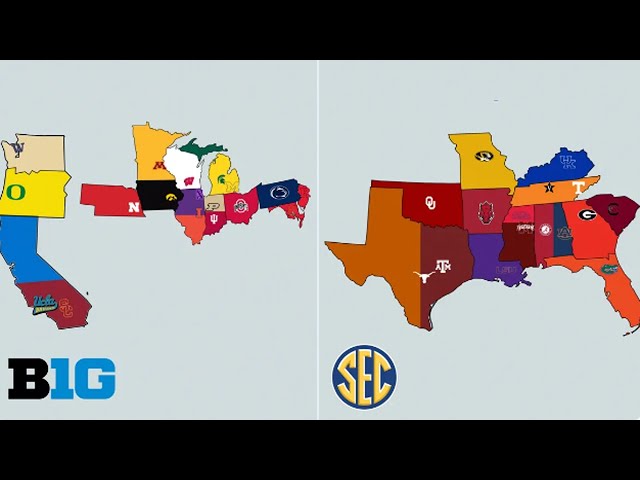 The SEC and Big Ten are clashing over the College Football Playoff’s future format, and billions in revenue, recruiting, and athletic finances hang in the balance.