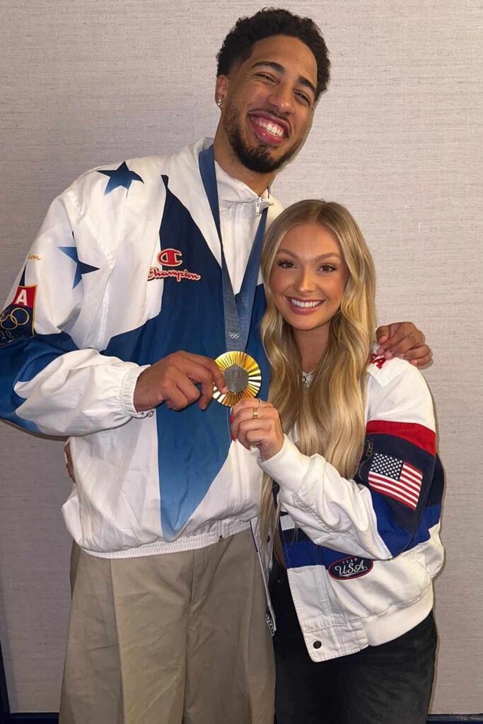 tyrese Haliburton and Jade Jones