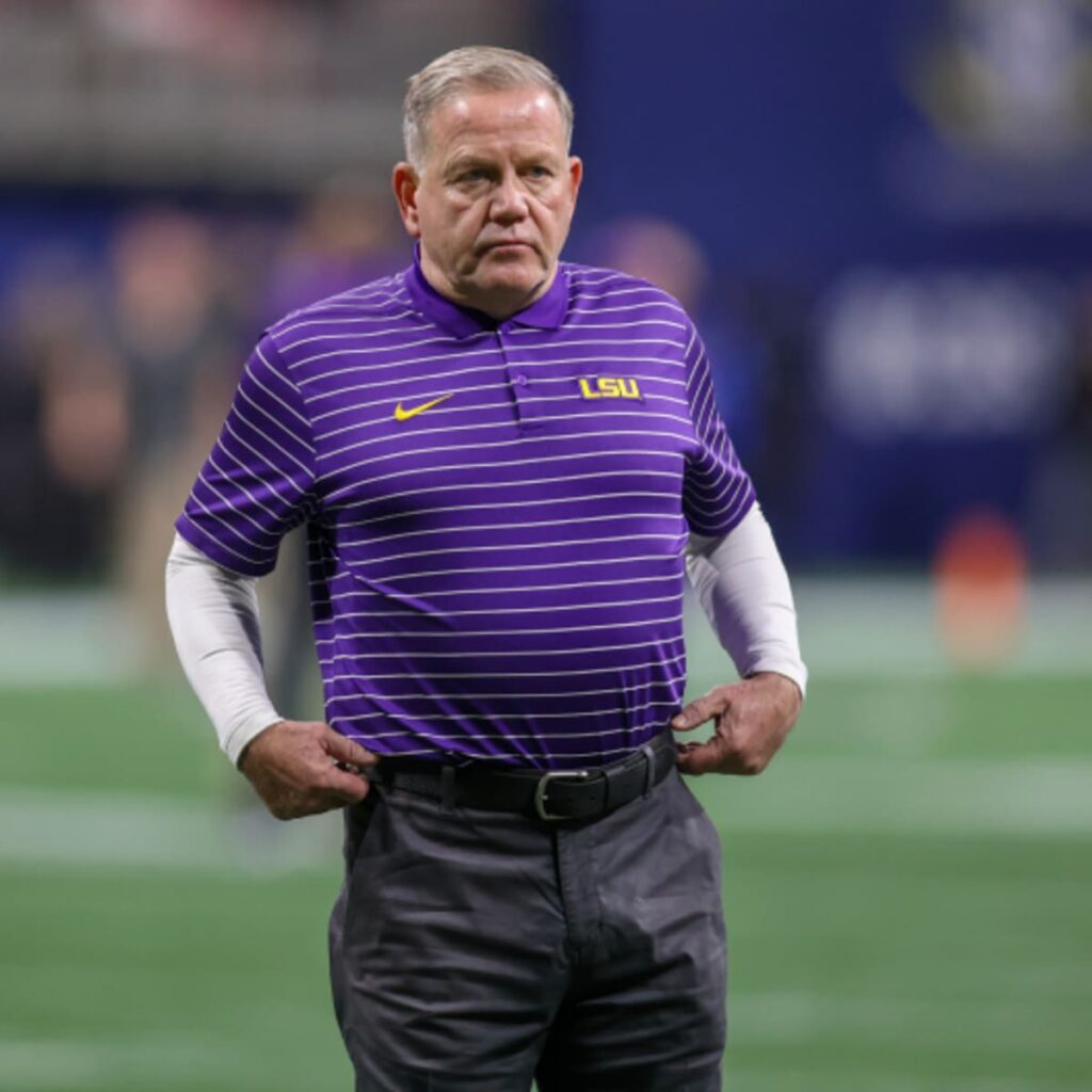 Brian Kelly’s buyout is near $50M as LSU’s title hopes stall. With 6.5 years left on a $95M deal, can LSU afford to fire him if 2025 fails to deliver results?