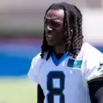 jaycee-horn-panthers-looks-on